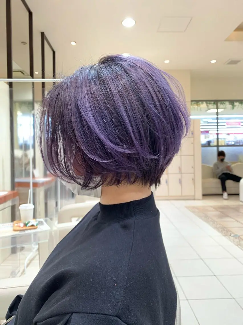 ショート カラー カット MODEks eau 佐藤優志のヘアスタイル