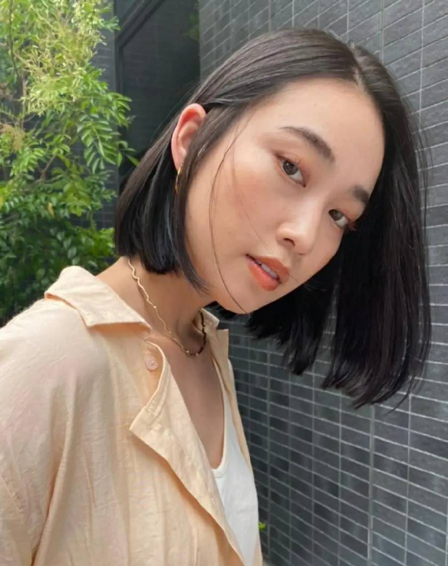 ミディアム ボブ 髪質改善:クロスパー マ特化型⭐中西雄大✂のヘアスタイル