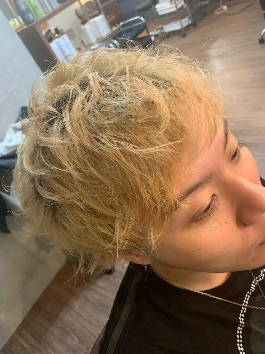 ショート カット ヘアセット ✨上村 潤平✨メンズヘア✨のヘアスタイル