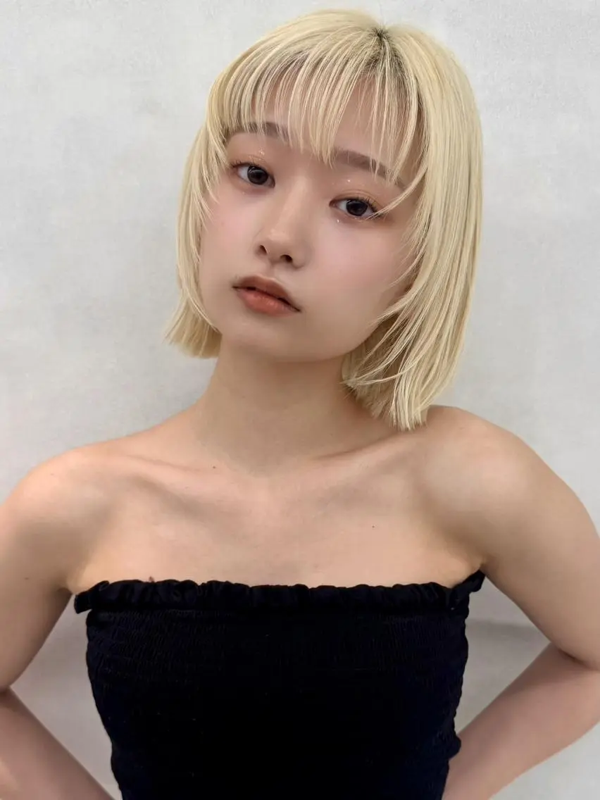 ミディアム ボブ レイヤーカット 🦋ショート・ボブ 💖RYUGA💖のヘアスタイル