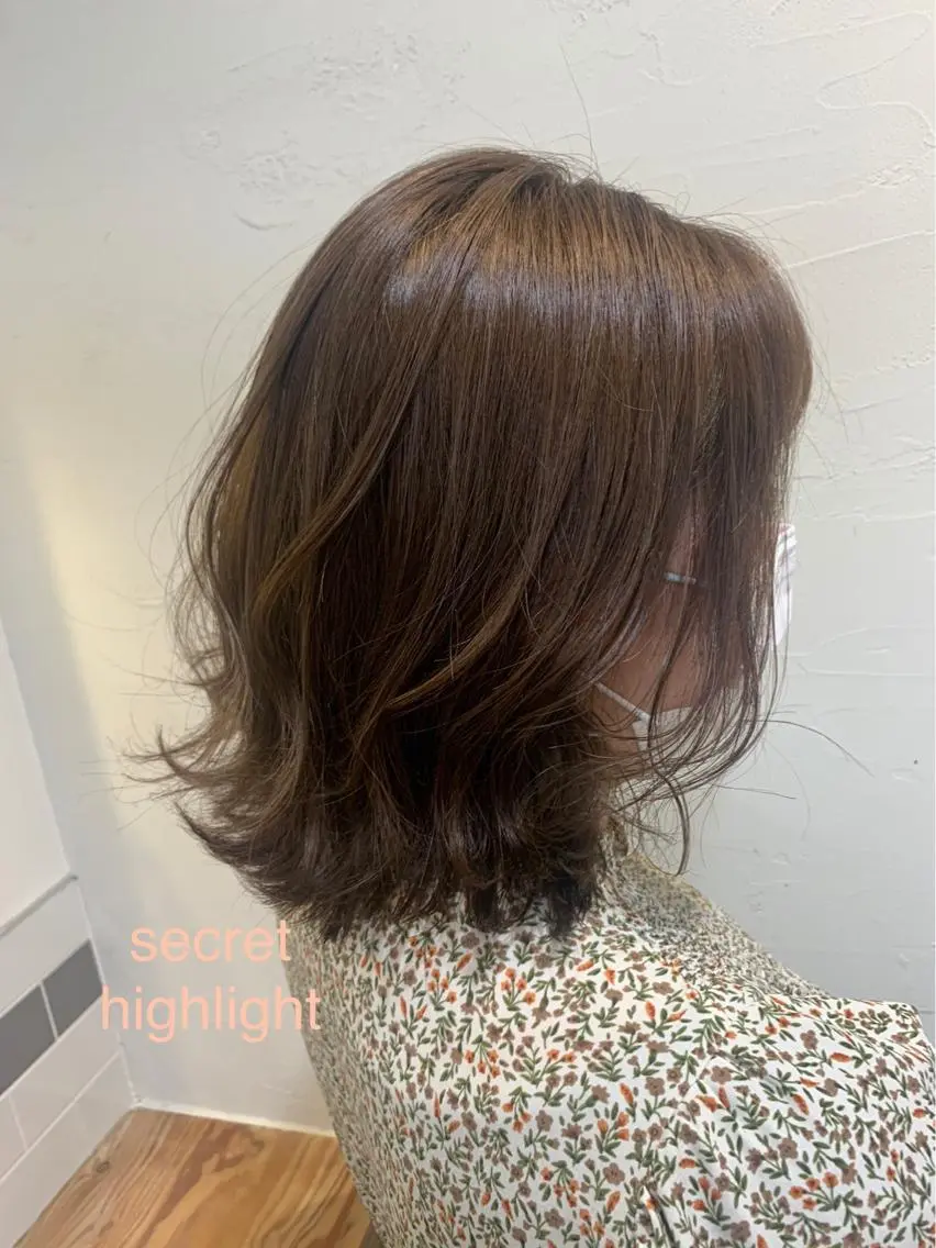 ショート カラー ヘアカラー 赤み消しカラー/透 明感カラー/有吉優香のヘアスタイル