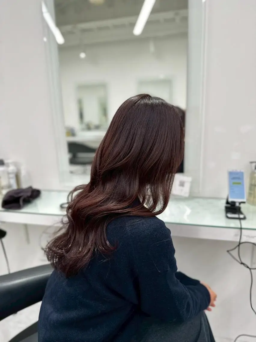 カラー 秋の垢抜けカラー 🕯️トレンド表参道のヘアスタイル