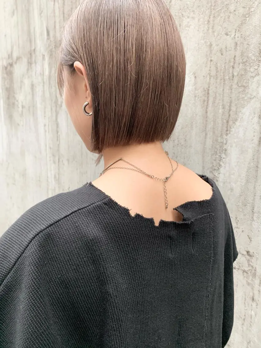 ショート カラー ヘアアレンジ ボブ カット ヘアカラー トリートメント 🌿ショート🌿 パーマ🌿淳平のヘアスタイル