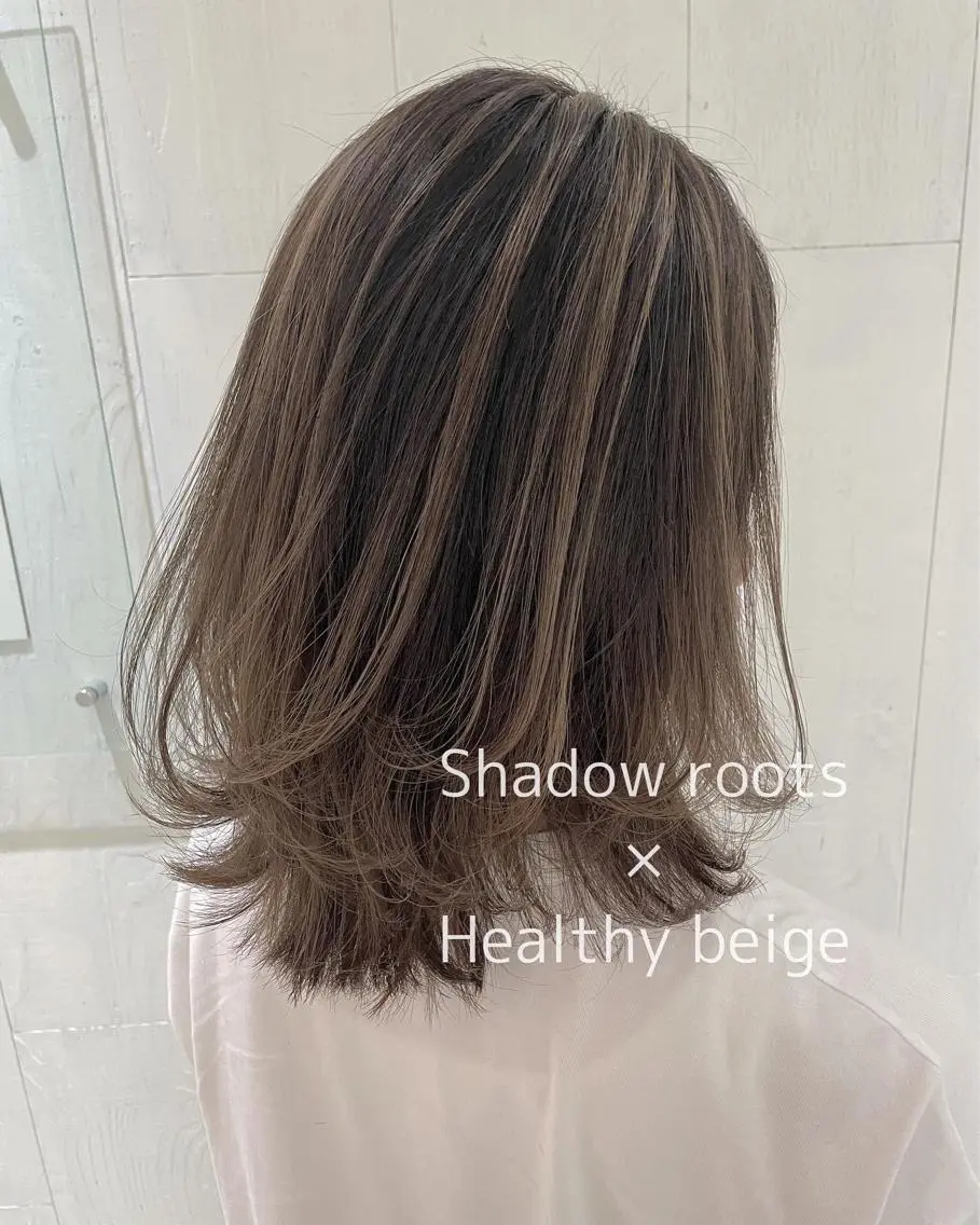 ミディアム カラー アッシュ ベージュカラー 外国人風カラー レイヤーカット ヘアカラー トリートメント 河合秀明/ショート /ボブ/レイヤーのヘアスタイル