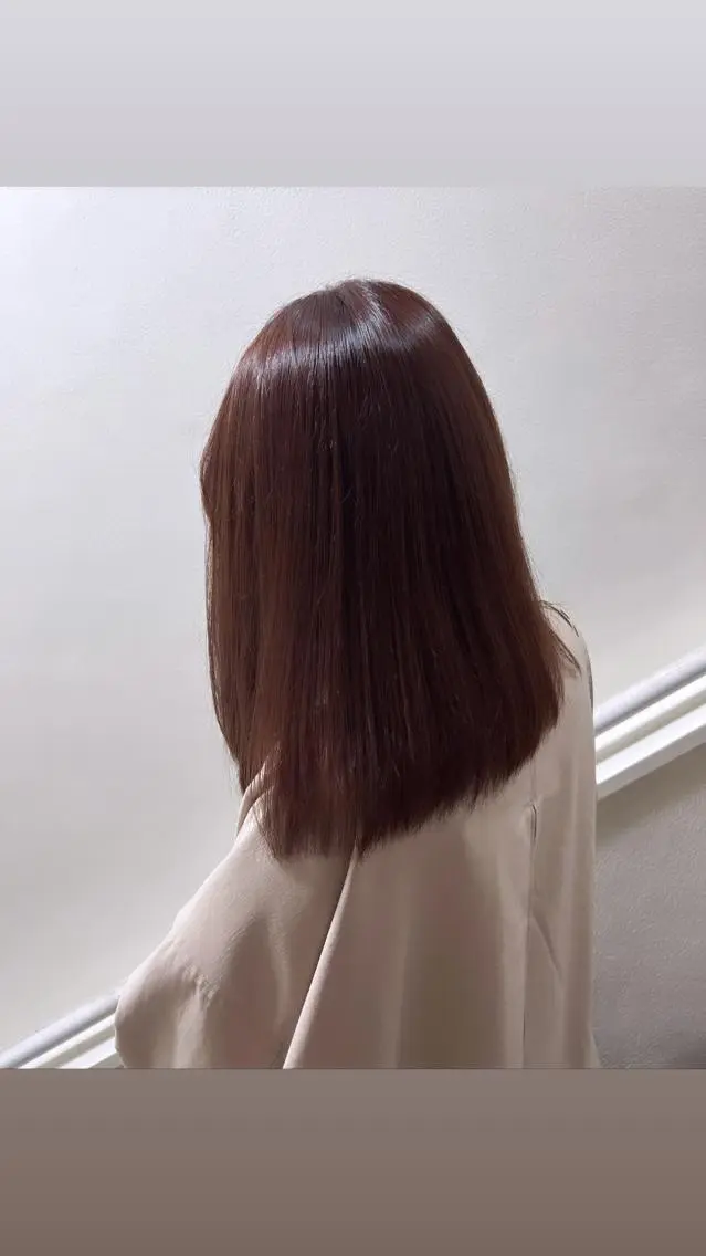 カラー ブラウンカラー ピンクカラー 樽川 紗月のヘアスタイル