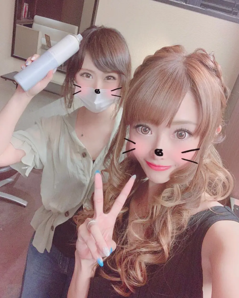 ロング ヘアアレンジ セット&メイク RICK trickのヘアスタイル