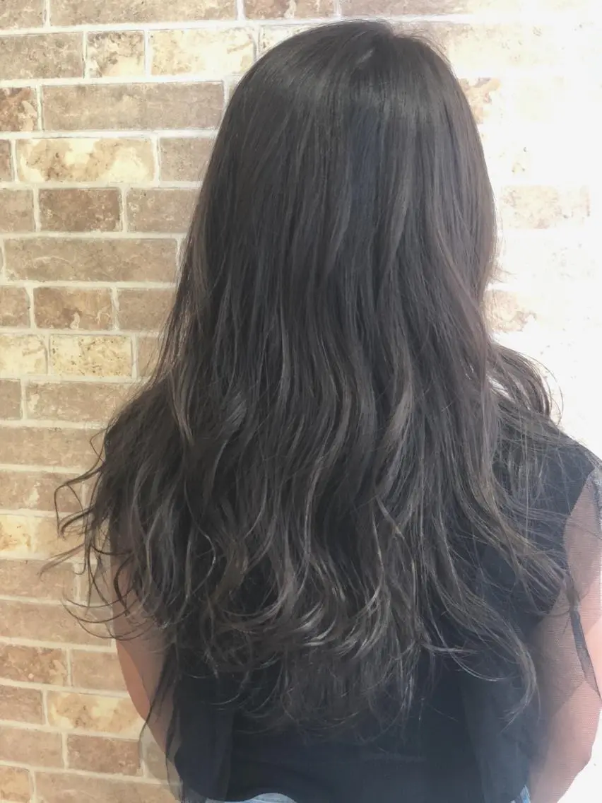 セミロング カラー 中野 竜介のヘアスタイル