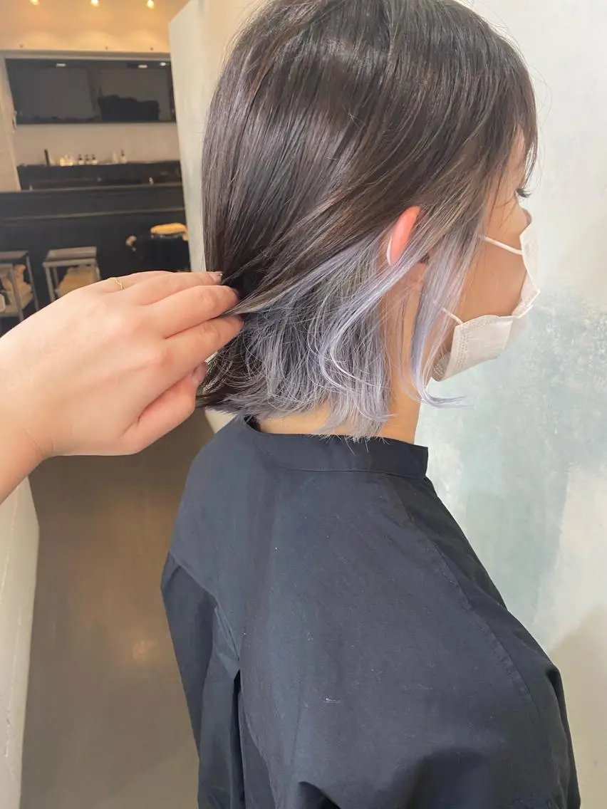 ミディアム ヘアカラー トリートメント 🍑艶髪✖️暖色系 ✨momoka🍑のヘアスタイル