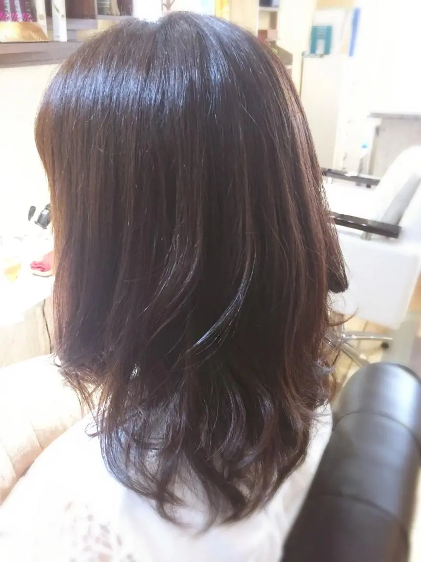 ミディアム カラー カット 🌈20年目突入🎉 山口のヘアスタイル