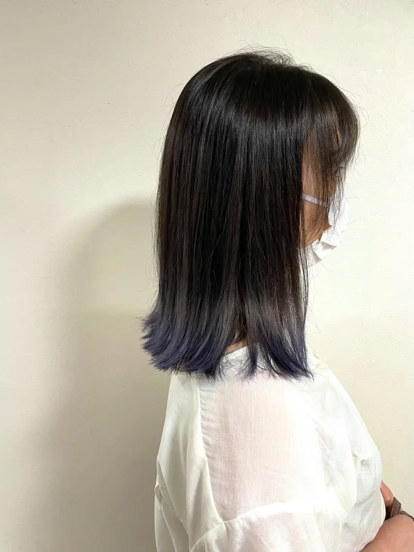 ミディアム 艶髪カラー& トリートメント　松村のヘアスタイル