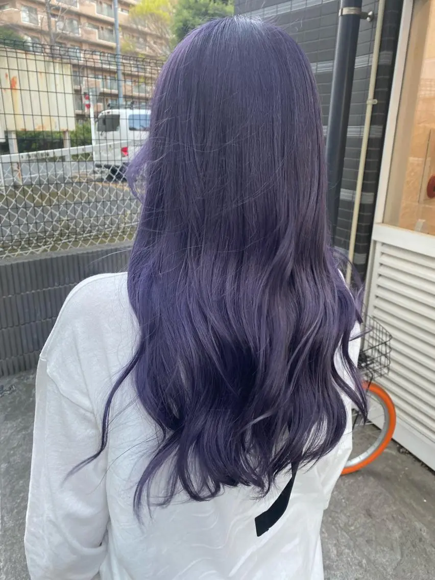 ロング ヘアカラー トリートメント LeSoleil 大江珠実のヘアスタイル