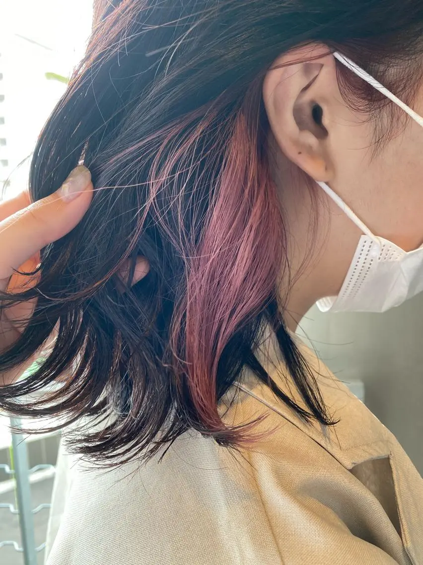 ミディアム カラー ヒラノホナミ 🫧透ける艶髪🫧のヘアスタイル