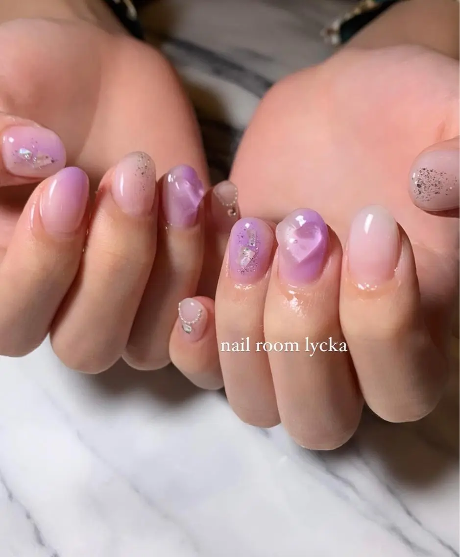 ネイル ネイルルームリッカ 𝐦𝐚𝐲𝐮のネイルデザイン