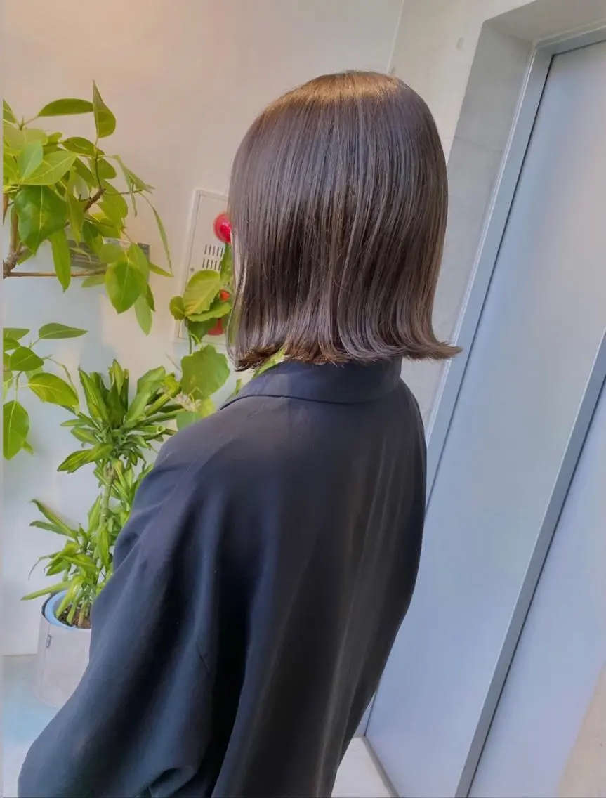 ミディアム カラー カット ヘアカラー トリートメント 🌫️大人韓国ヘア 🌫️naoyaのヘアスタイル