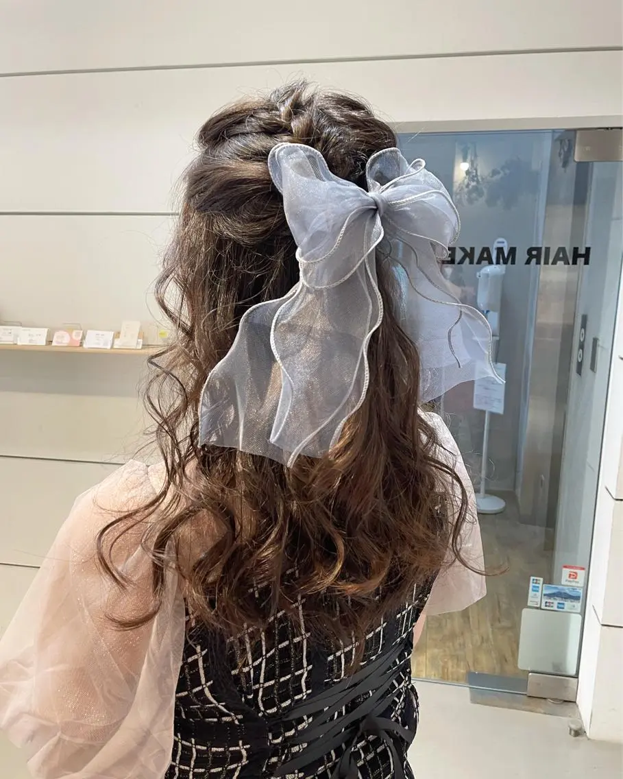 ロング ヘアセット chic 有山 美瑠のヘアスタイル