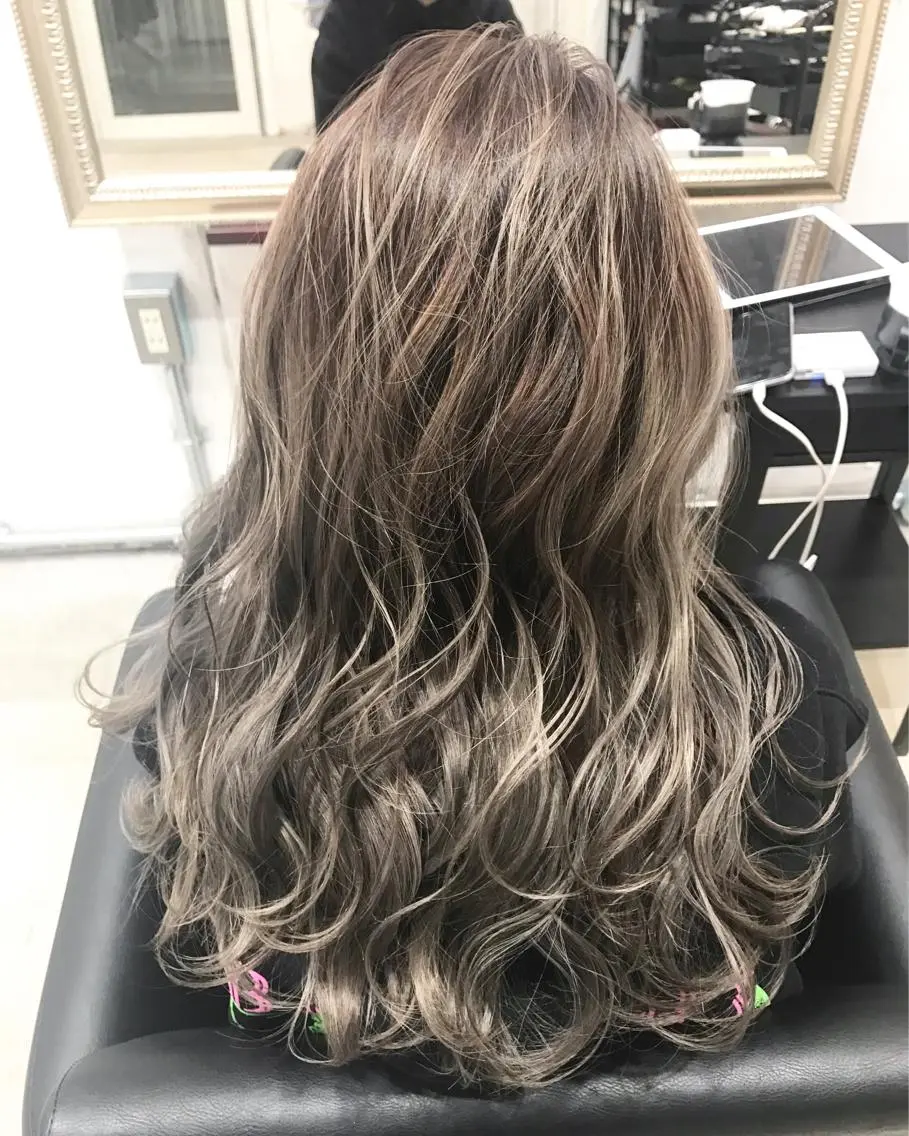 ロング カラー ヘアアレンジ 縮毛矯正 髪質改善寺坂雄飛💐のヘアスタイル