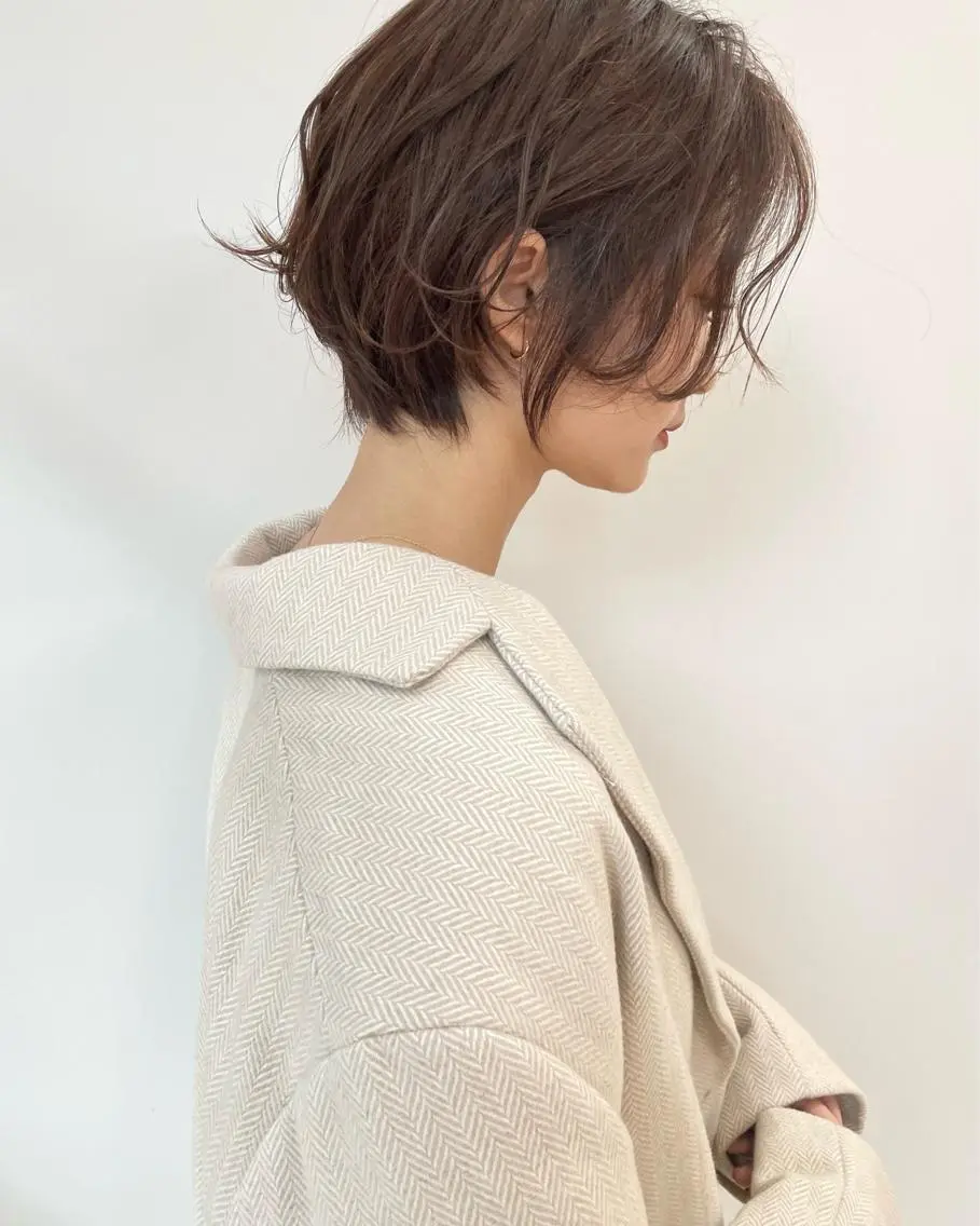 ショート ショートヘア hanae 福岡/ 西新美容室のヘアスタイル