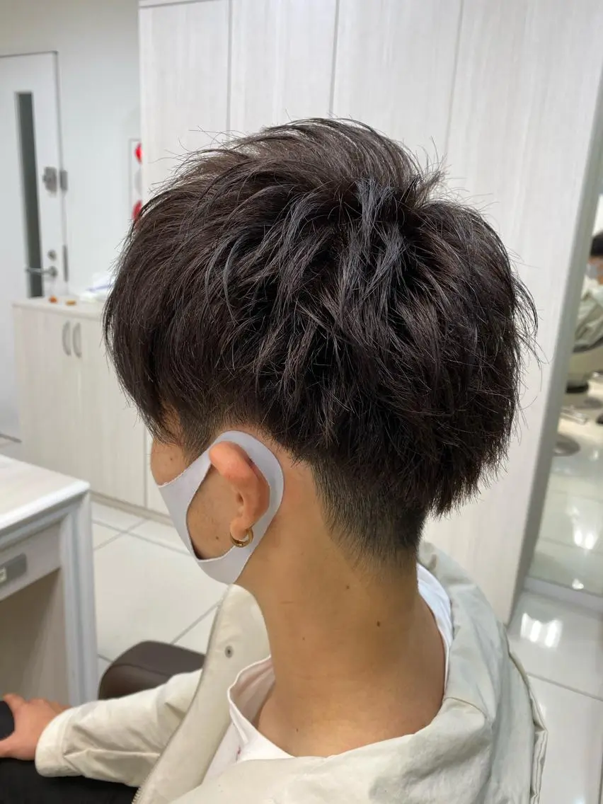 ショート メンズ 藤本 悠雅のヘアスタイル