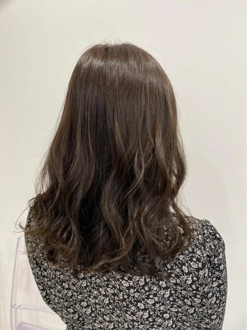 ミディアム カラー ヘアアレンジ メンズ キッズ ネイル マツエク・マツパ 💕トレンドうる艶髪 💕TUNE銀座のヘアスタイル