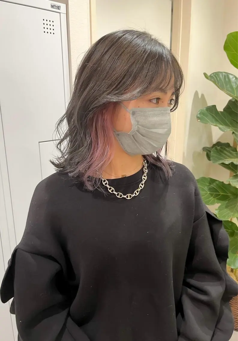 カラー カット ヘアカラー 河原 楓樹のヘアスタイル