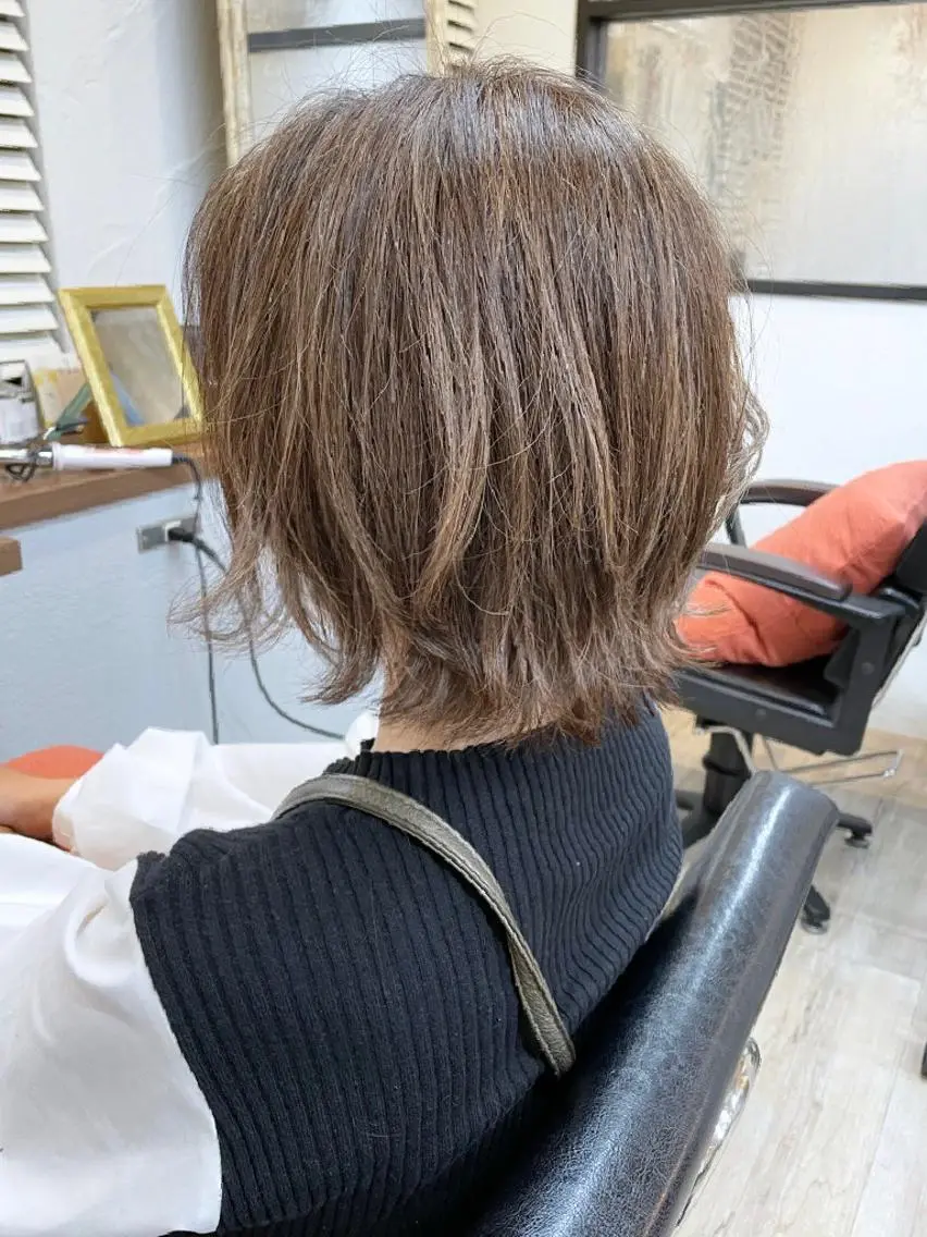 ミディアム カラー ショートボブ ボブ ⭐️バッサリカット モデル募集⭐️佐野のヘアスタイル