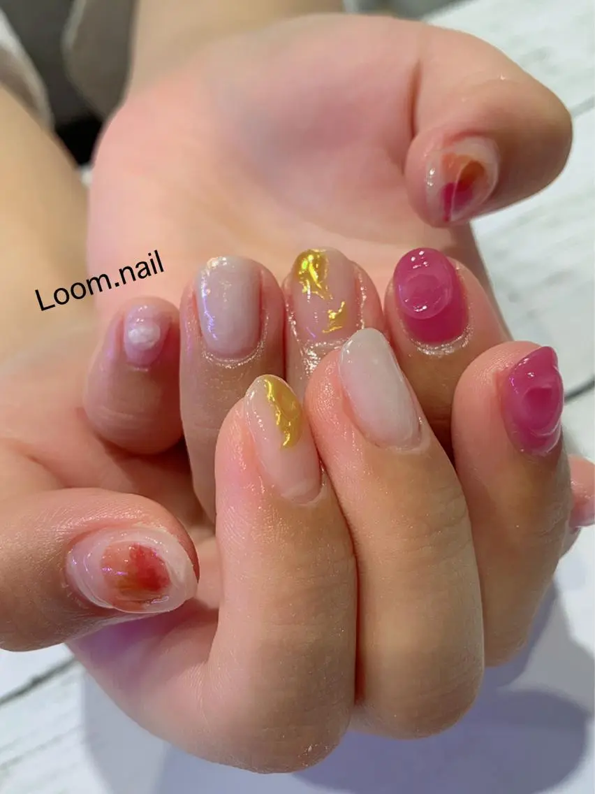 ネイル 持ち込み hrd manamiのネイルデザイン