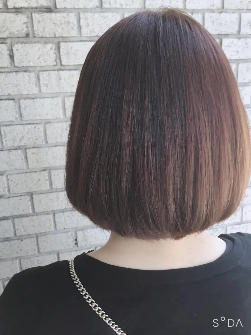 カラー カット トリートメント やまもと すぐるのヘアスタイル