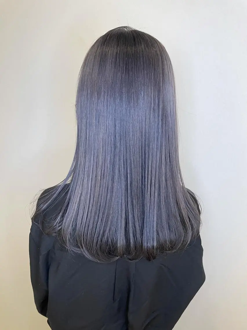 セミロング カラー アディクシーカラー ベージュカラー ブリーチ 透明感カラー ココアグレージュ ヘアカラー トリートメント ✨🔥髪質改善🔥✨ 加賀美のヘアスタイル