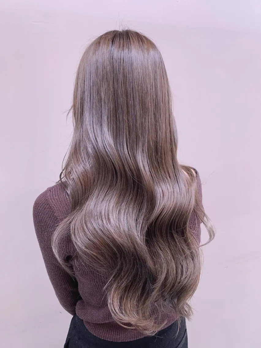 ロング カット ヘアカラー 🇰🇷韓国ヘア特化 ヒロキ🇰🇷のヘアスタイル