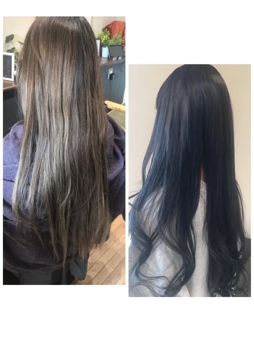 ロング カラー カット ヘアカラー Ray hair 春日部のヘアスタイル