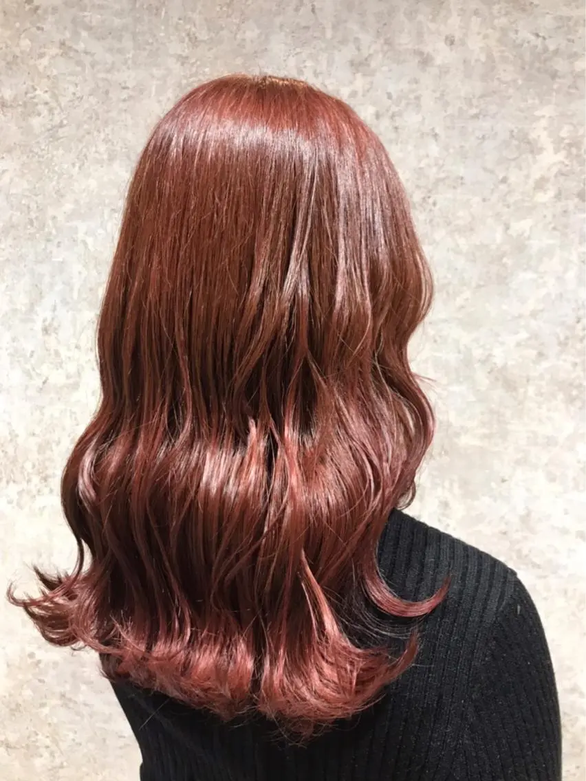 セミロング カラー ピンクカラー 🫟Blanco🫟 Color&Careのヘアスタイル
