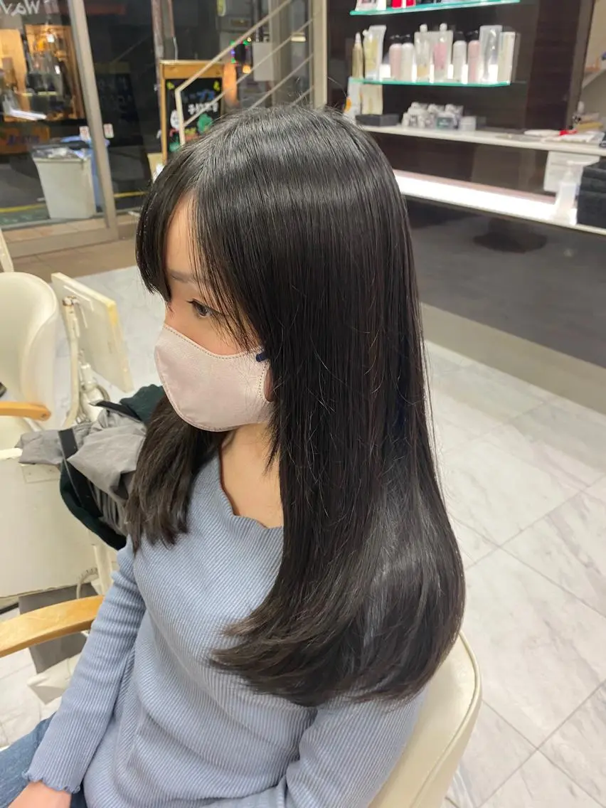 ロング レイヤーカット シャギー 目黒 碧人のヘアスタイル
