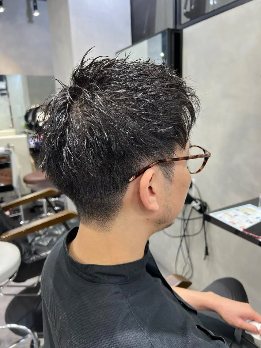 ショート ヘアアレンジ メンズ 個室で似合わせ好印象 🧡外山弥千代のヘアスタイル