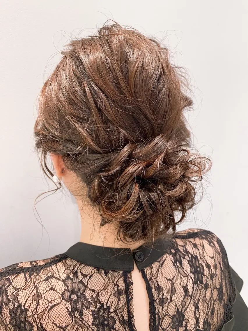 ロング ヘアアレンジ ヘアセット 🦖鶴岡 香純🦖のヘアスタイル