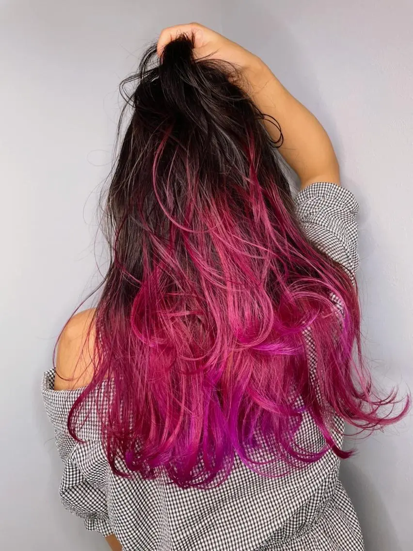 ミディアム カラー ヘアアレンジ パーマ アディクシーカラー アッシュ バレイヤージュ ベージュカラー ブリーチ N° +aero 横浜のヘアスタイル