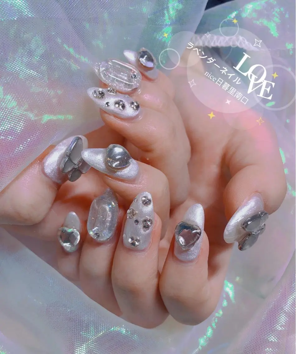 ネイル ラベンダー💖日暮里 ルル💖ネイルのネイルデザイン