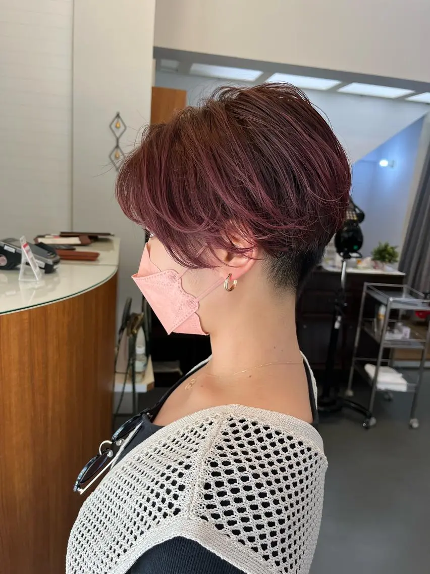 ショート カラー カット ヘアカラー 代表　土屋ヒロユキ ショートカットのヘアスタイル