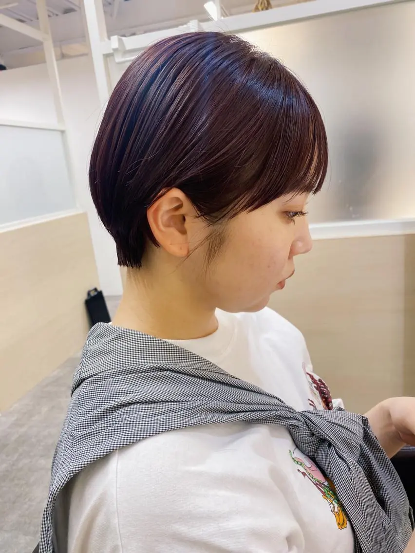 ショート カラー カット ヘアカラー トリートメント 🟩白髪ぼかし ショート/大司のヘアスタイル