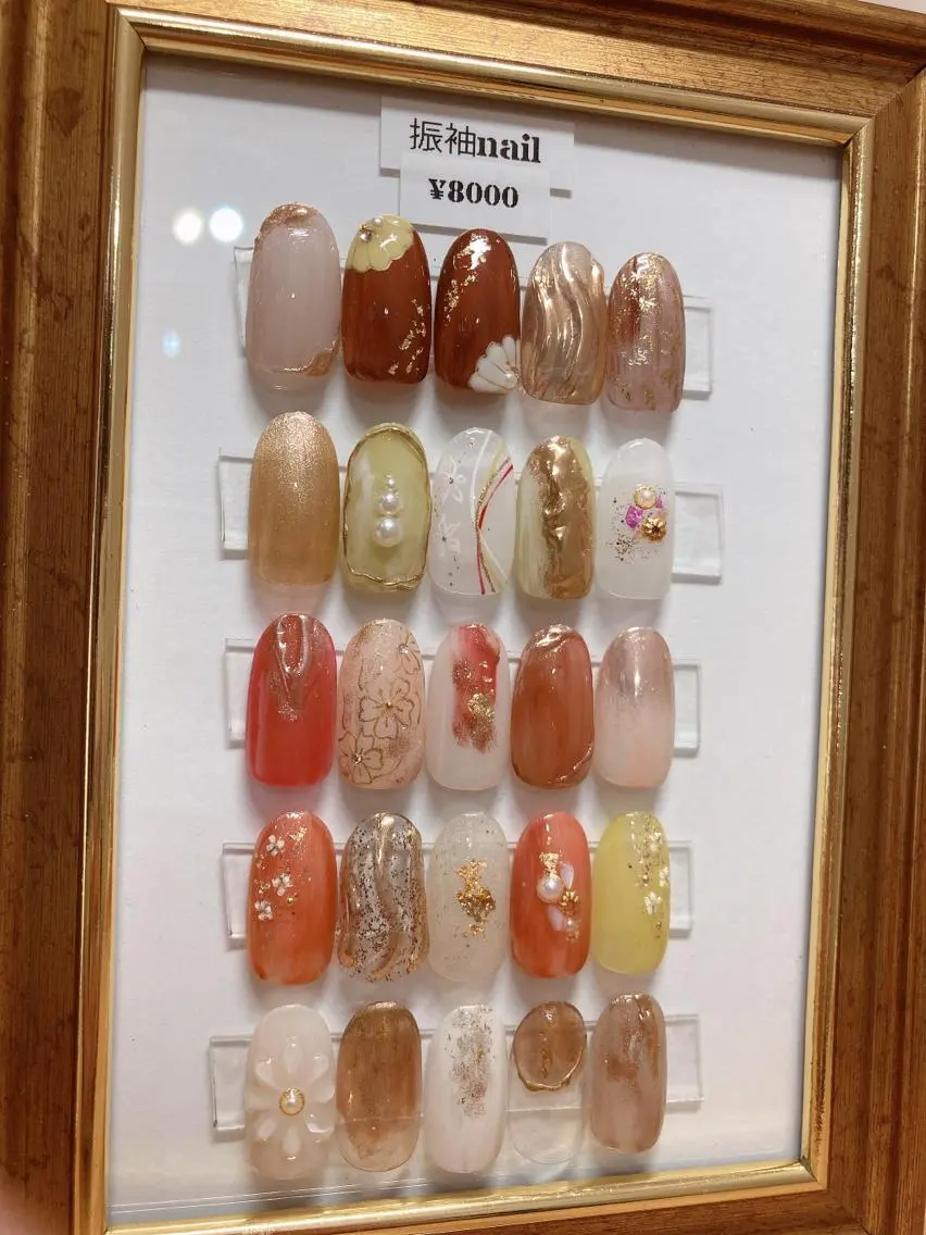 ネイル 成人式 長さ出し フットネイル ハート ミラーネイル nailroom OHANA🌴のネイルデザイン