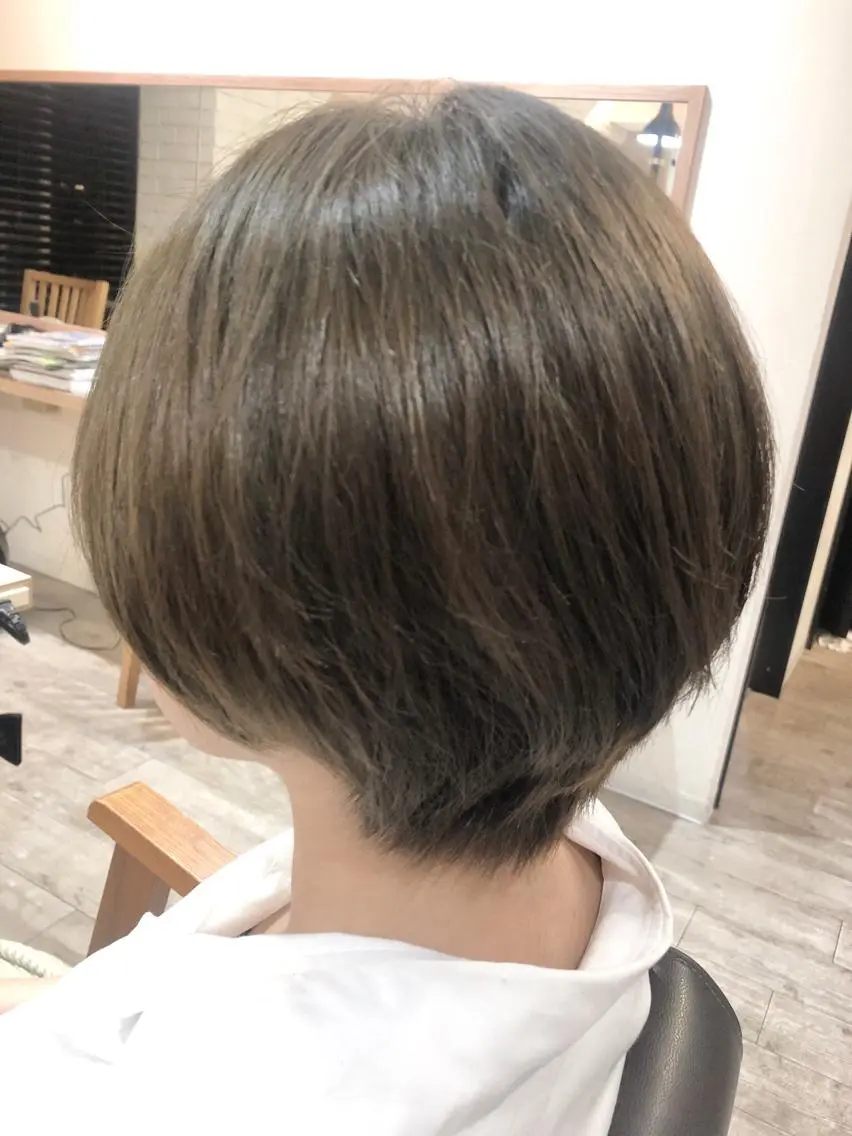 ショート カラー 柏/春日竜次 /髪質改善縮毛矯正のヘアスタイル