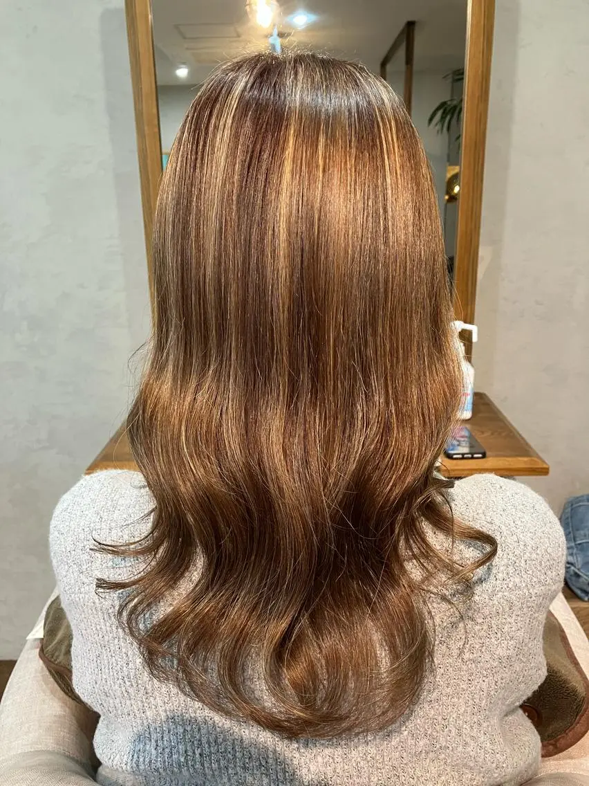 カラー ハイライトカラー Hair&Make Nahoのマツエク・マツパデザイン