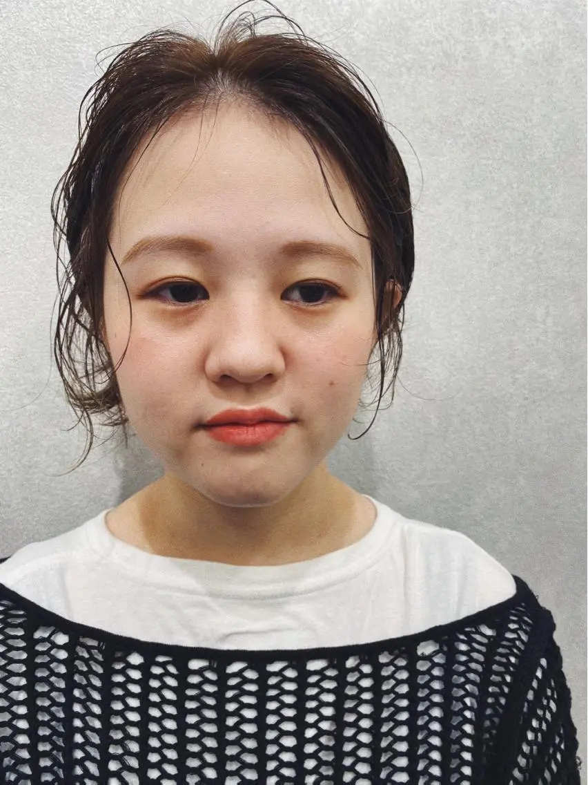ショート カラー パーマ ヘアアレンジ おくれ毛 カット ヘアカラー トリートメント Kawaguchi Arisaのヘアスタイル