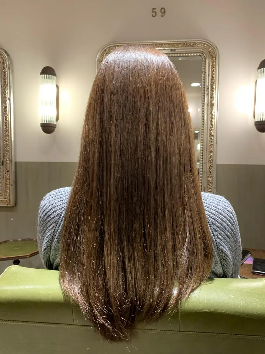 ロング カラー 韓国スタイル🇰🇷 annaのヘアスタイル
