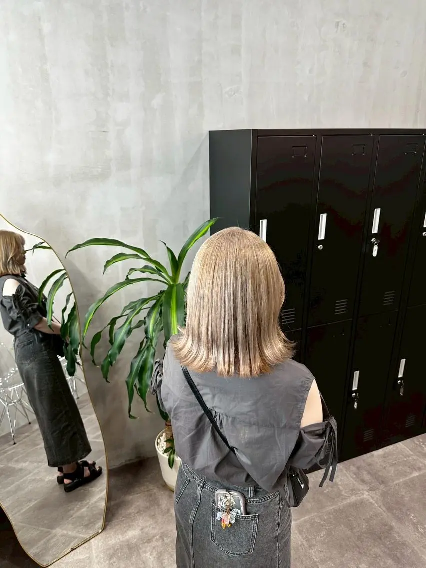 ミディアム ヘアカラー ALLEN hair 京橋店のヘアスタイル