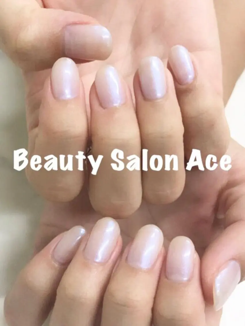 ネイル ホワイト 池袋フィルイン Ace♡Nailのネイルデザイン