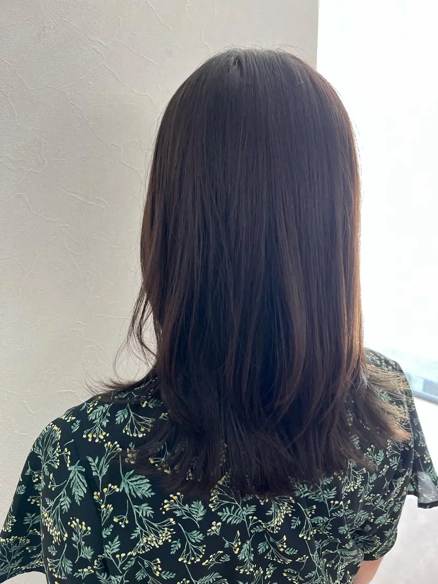 ミディアム ミディアムパーマ ボブ 髪質改善 韓国風ヘア シースルーバング カット ヘアカラー トリートメント ヘッドスパ ヘアセット 👑👑👑👑工藤 敬👑👑👑👑のヘアスタイル