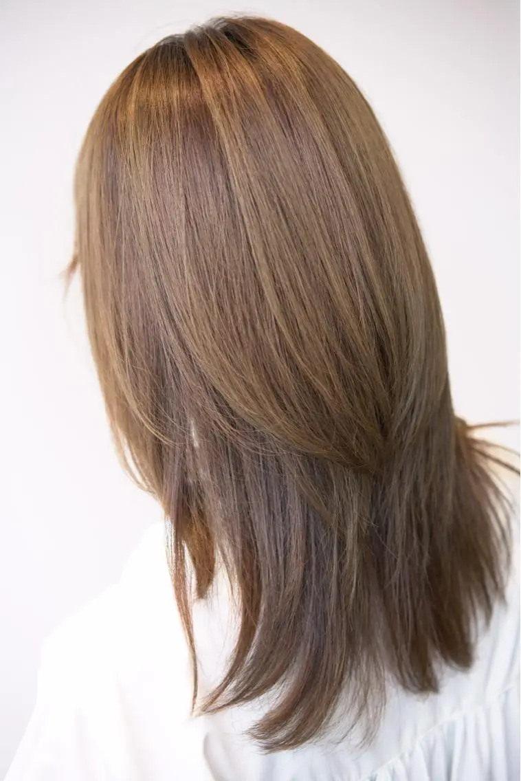 セミロング 杉本 和彦のヘアスタイル
