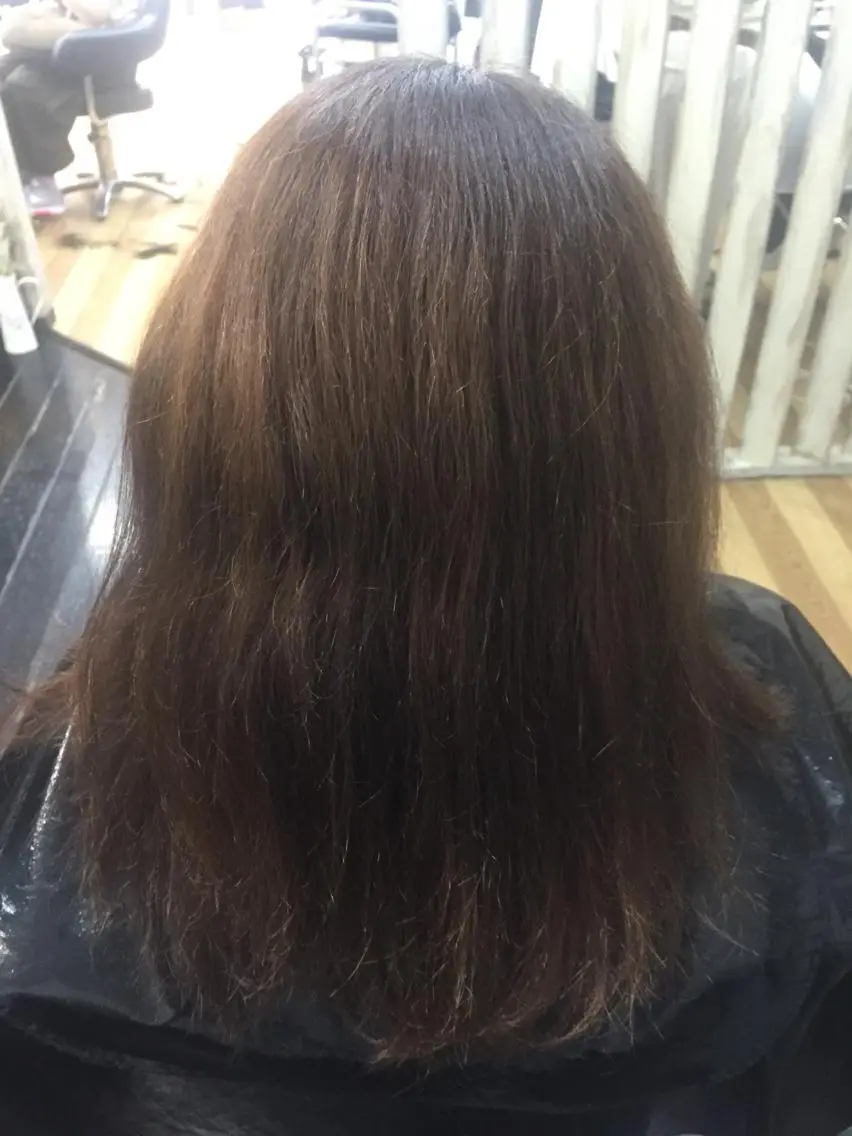 パーマ 縮毛矯正 中山 ルミ子のヘアスタイル