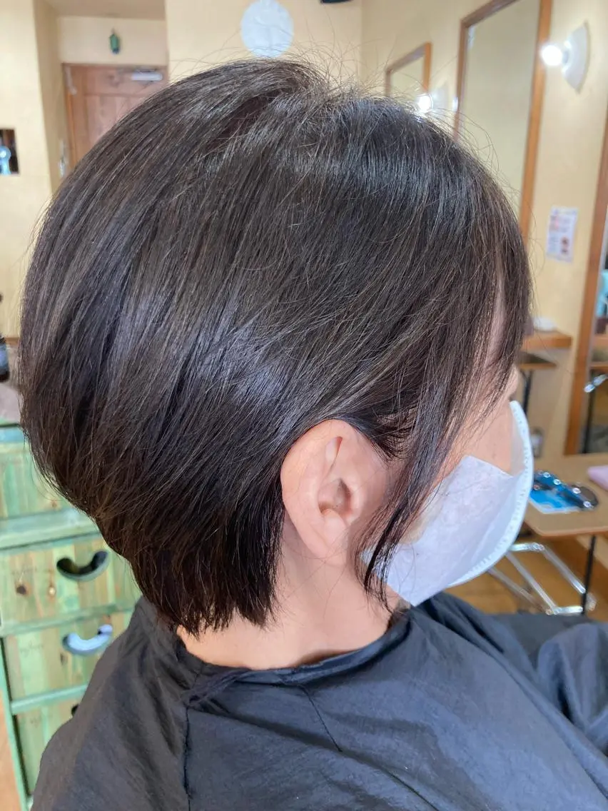 ショート ショートボブ ボブ ショートヘア R's hair 大道瞳のヘアスタイル