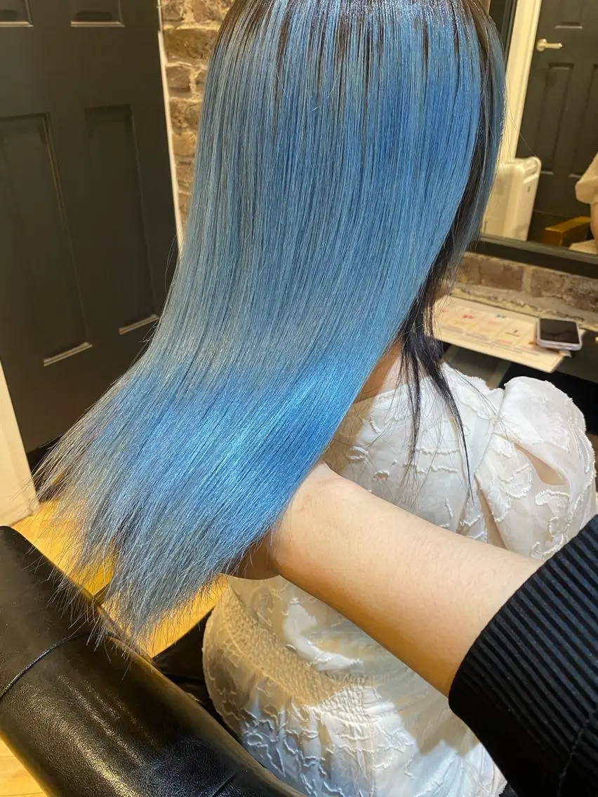 ミディアム カット ヘアカラー 大内田 凌馬のヘアスタイル